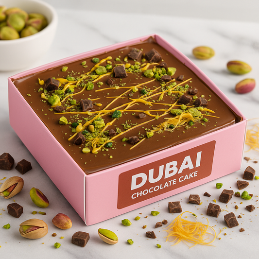 Dubai chocolate cake snack