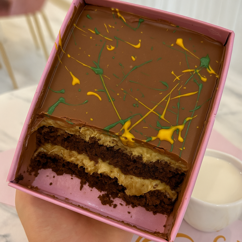 Dubai chocolate cake snack