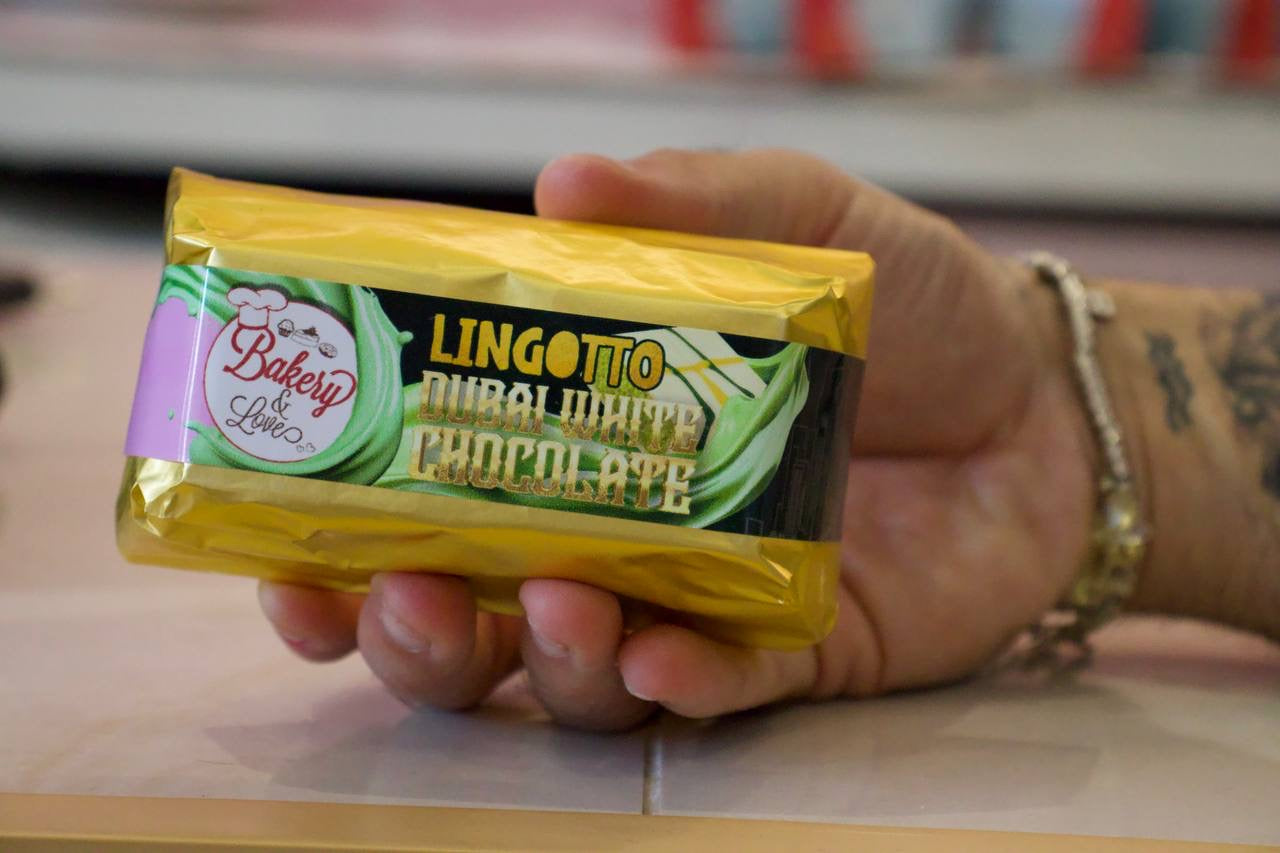 Lingotto Dubai chocolate white