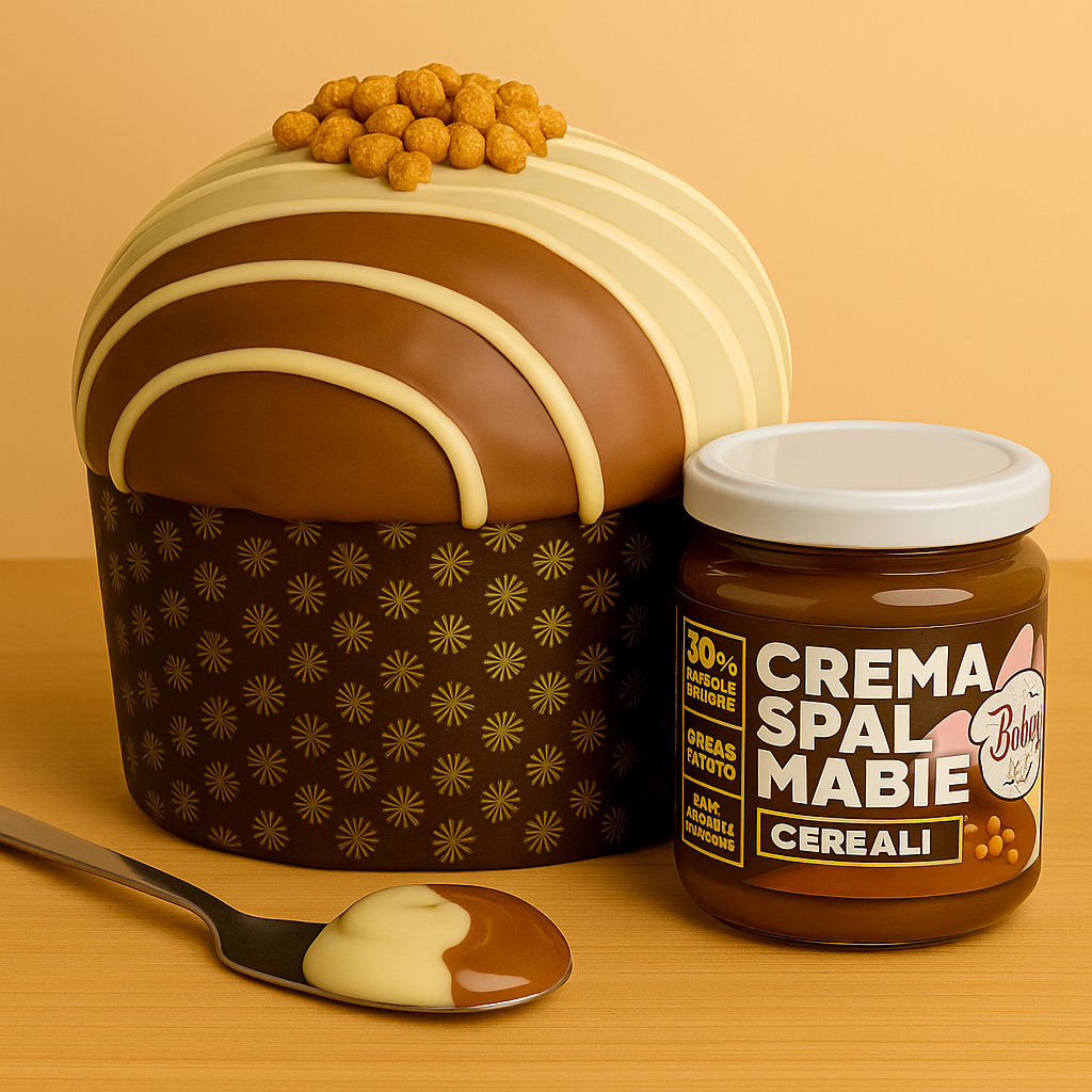 Panettone goloso cereali con vasetto in omaggio da 200g