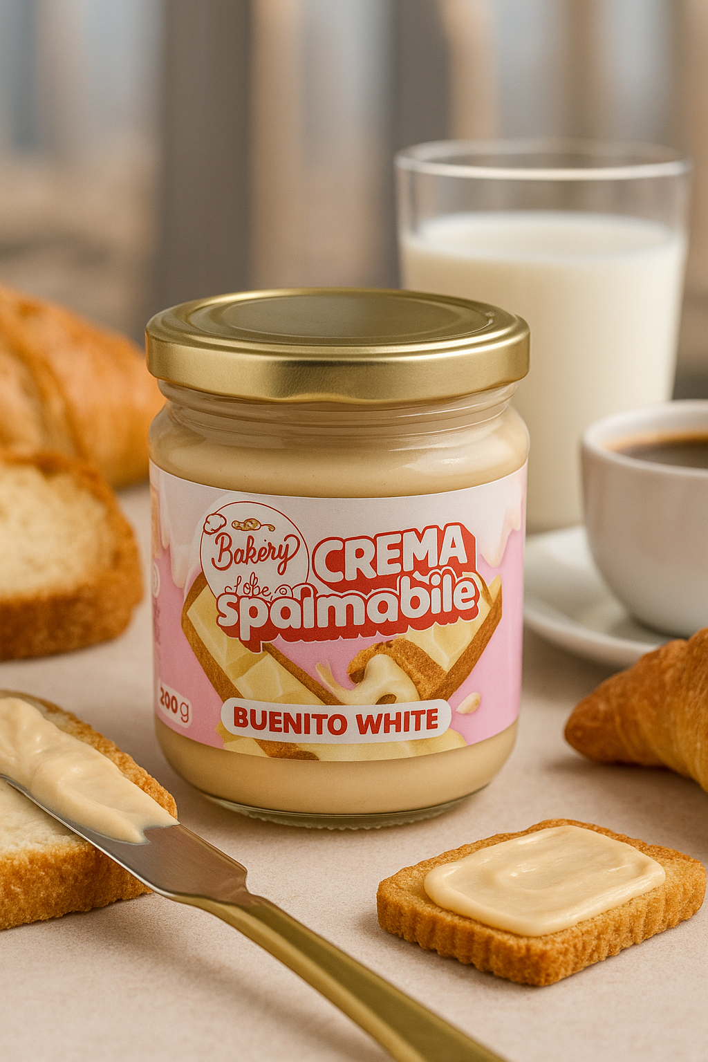 Crema spalmabile buenita white 200g