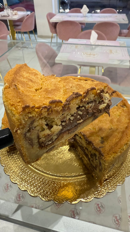 Torta crumble cookie Nutella