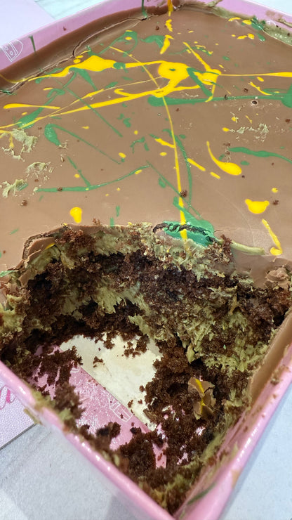 Dubai chocolate cake