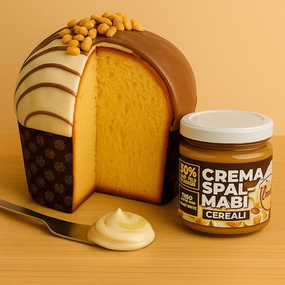 Panettone goloso cereali con vasetto in omaggio da 200g