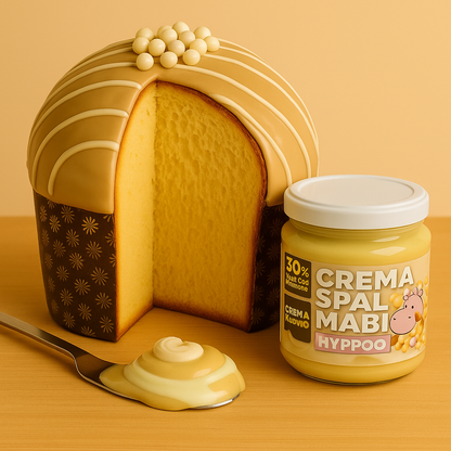 Panettone goloso hyppo con vasetto in omaggio da 200g